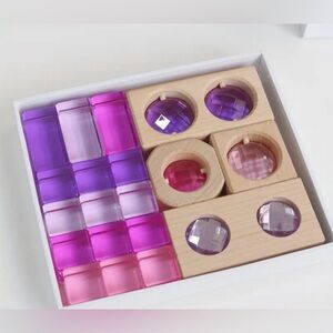 Colorful Geometric Blocks Set